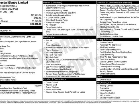 New 2026 Hyundai Elantra Limited FWD image 4