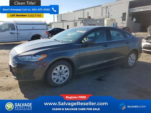 Used 2019 Ford Fusion S FWD image 1
