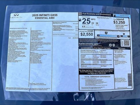 New 2025 INFINITI QX55 Essential AWD/4WD image 16