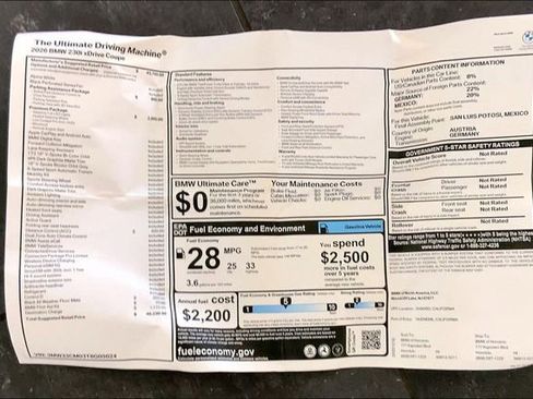 New 2026 BMW 230i xDrive Coupe w/ Premium Package AWD/4WD image 13