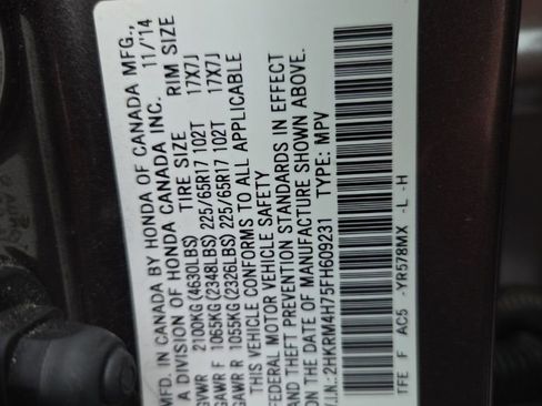 Used 2015 Honda CR-V EX-L image 35