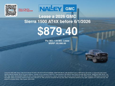 New 2026 GMC Sierra 1500 AT4X w/ LPO, Black Badging Package AWD/4WD image 3