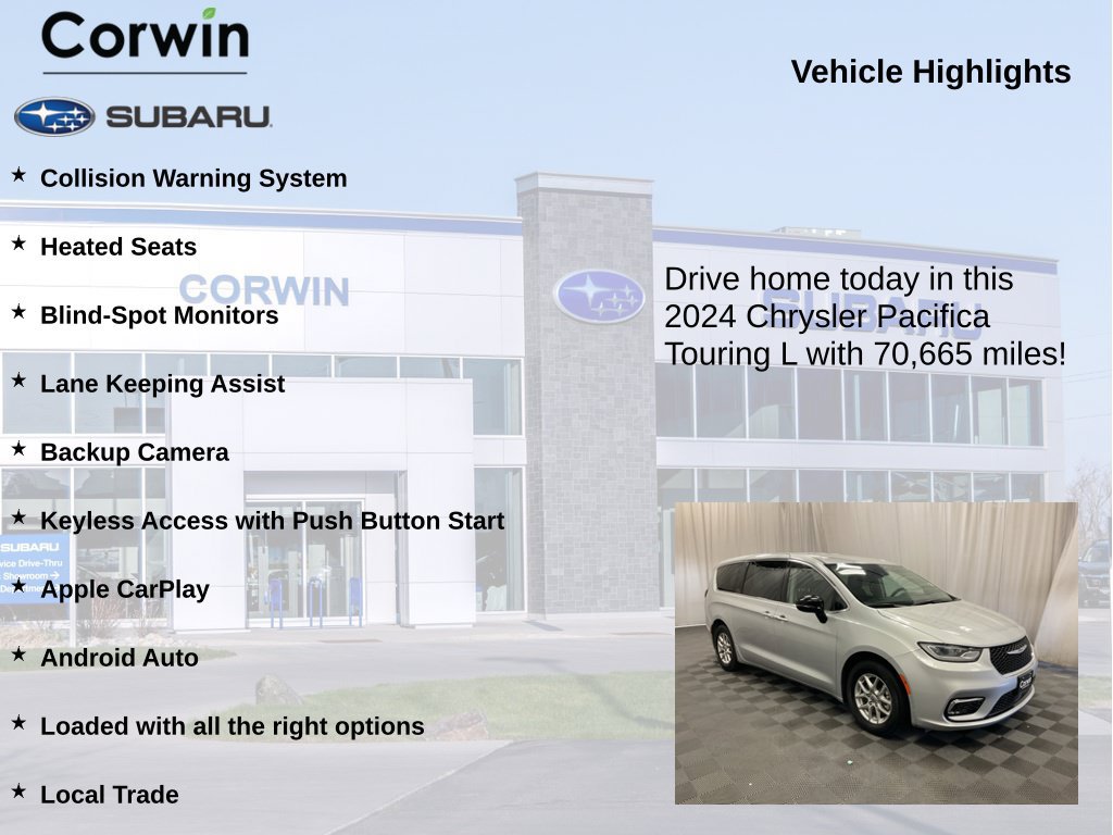 Used 2024 Chrysler Pacifica Touring-L FWD image 6