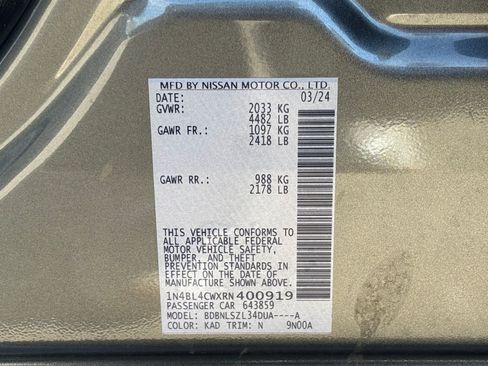 Used 2024 Nissan Altima 2.5 SR image 34