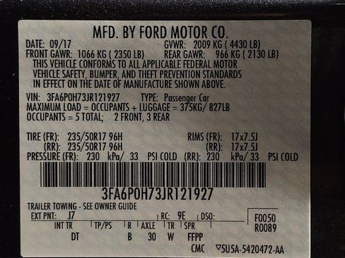 Used 2018 Ford Fusion SE FWD image 33