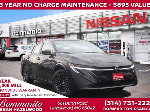 New 2026 Nissan Sentra SV w/ Floor Mat Package FWD image 1