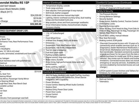 Used 2019 Chevrolet Malibu RS image 30