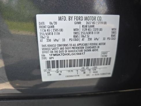 Used 2020 Ford Explorer XLT RWD image 36