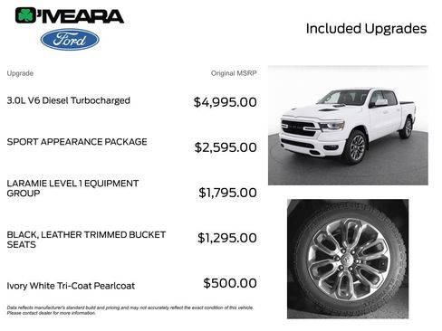Used 2020 RAM 1500 Laramie w/ Sport Appearance Package AWD/4WD image 4