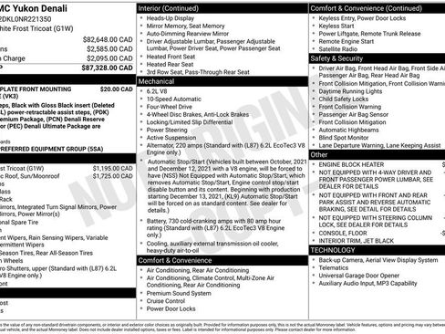 Used 2022 GMC Yukon Denali AWD/4WD image 6