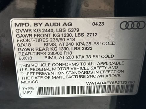 Used 2023 Audi Q5 2.0T Premium w/ Convenience Package AWD/4WD image 28
