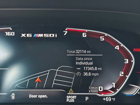 Used 2023 BMW X6 M50i w/ Parking Assistance Package AWD/4WD image 14