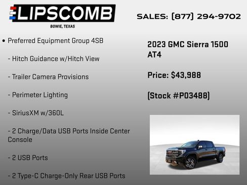 Used 2023 GMC Sierra 1500 AT4 w/ AT4 Premium Package image 30