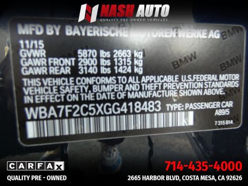 Used 2016 BMW 750i xDrive AWD/4WD image 96