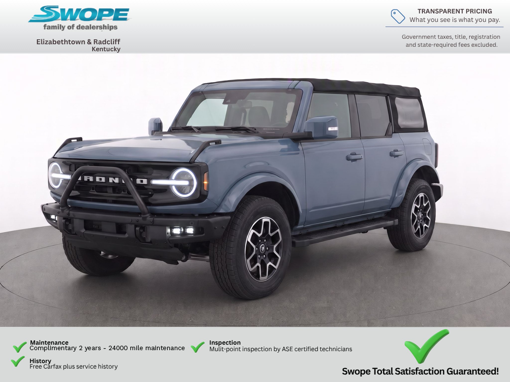 Used 2022 Ford Bronco Outer Banks AWD/4WD image 1