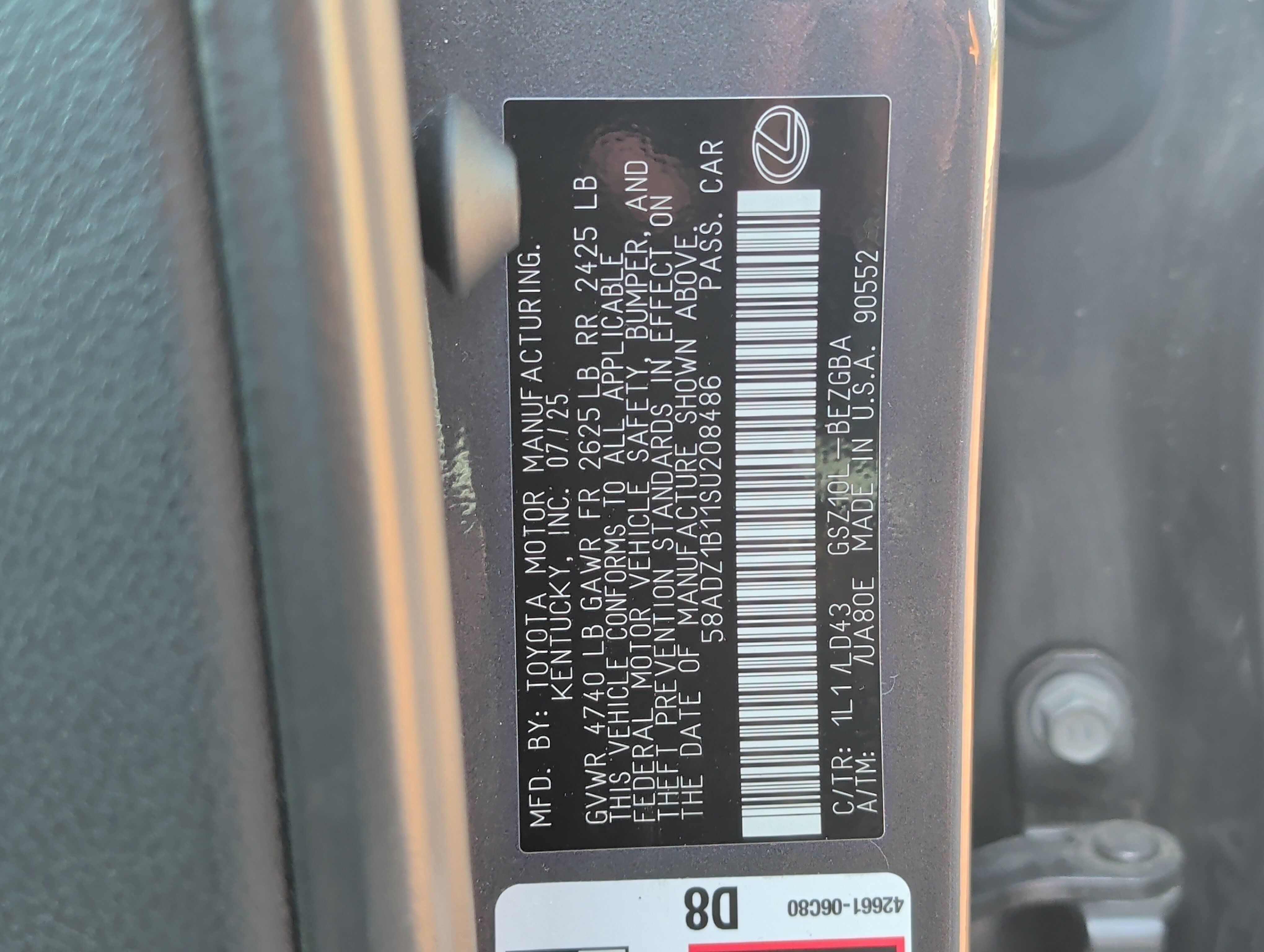 Used 2025 Lexus ES 350 w/ Premium Package FWD image 31