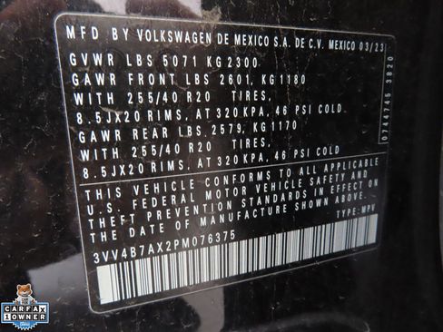 Certified 2023 Volkswagen Tiguan SEL R-Line AWD/4WD image 30