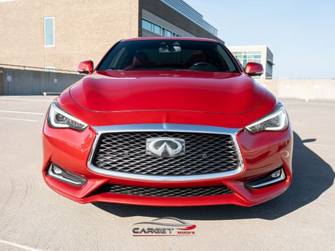 Used 2018 INFINITI Q60 Red Sport 400 w/ Pro Active Package image 2