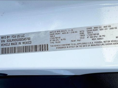 New 2025 RAM ProMaster 2500 w/ Power Group image 13