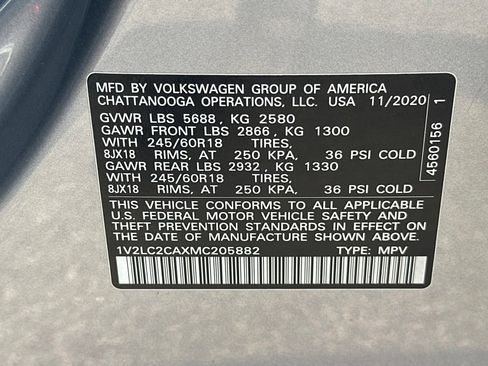 Used 2021 Volkswagen Atlas Cross Sport SE AWD/4WD image 33