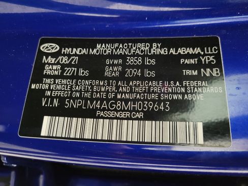 Used 2021 Hyundai Elantra SEL image 33