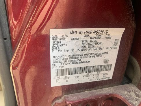 Used 2008 Ford F350 XLT image 37