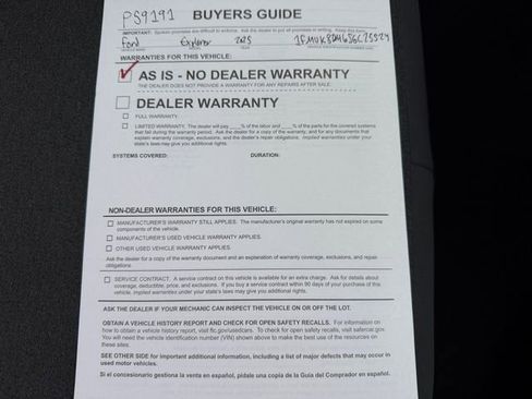 Used 2025 Ford Explorer Active image 44