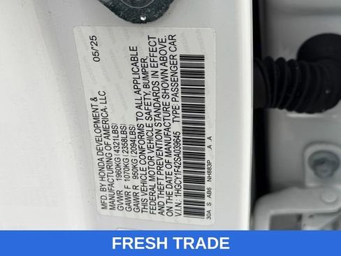 Certified 2025 Honda Accord SE image 30