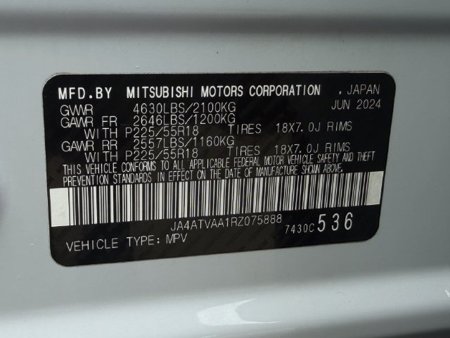Used 2024 Mitsubishi Eclipse Cross LE AWD/4WD image 27
