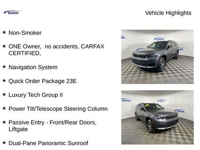 Used 2024 Jeep Grand Cherokee L Limited w/ Luxury Tech Group II