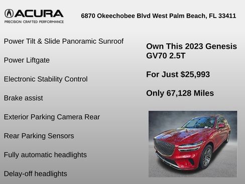 Used 2023 Genesis GV70 2.5T w/ Select Package image 30