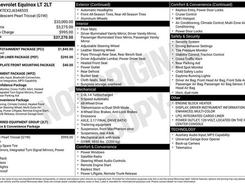 Used 2018 Chevrolet Equinox LT w/ Sun & Infotainment Package image 17