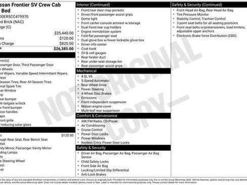 Used 2012 Nissan Frontier SV image 4