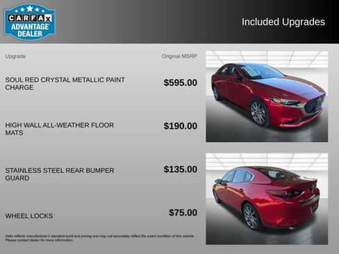 Certified 2025 MAZDA MAZDA3 s FWD image 3