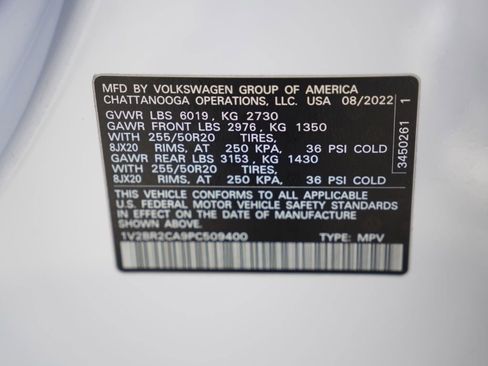 Used 2023 Volkswagen Atlas SEL AWD/4WD image 6