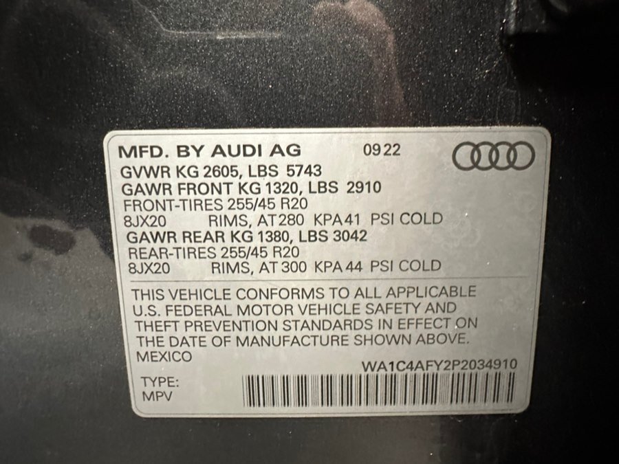 Used 2023 Audi SQ5 Prestige w/ Prestige Package AWD/4WD image 57