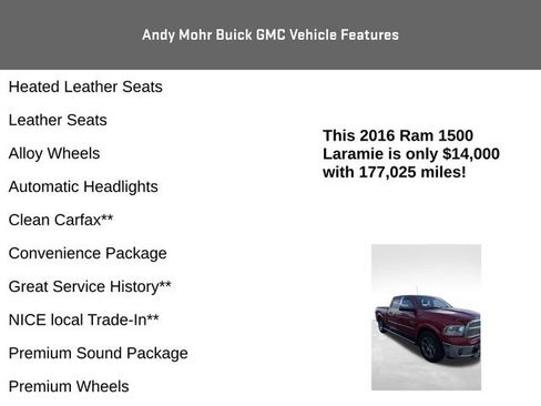 Used 2016 RAM 1500 Laramie w/ Convenience Group AWD/4WD image 4