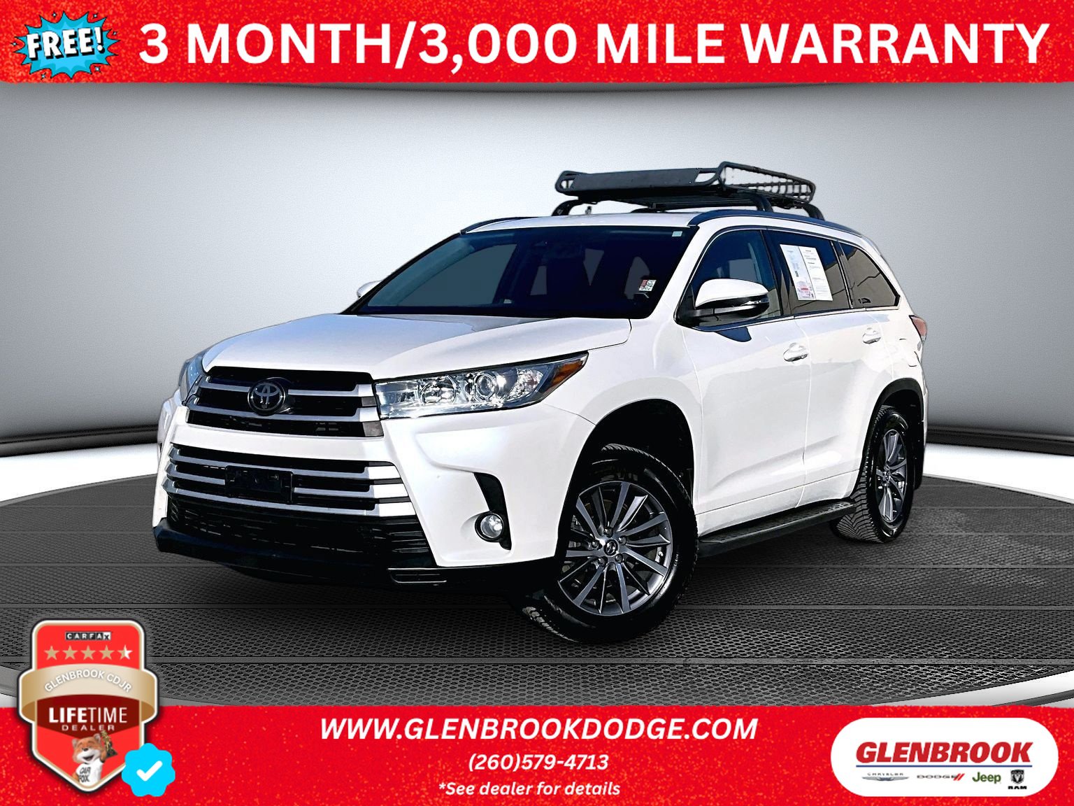 Used 2017 Toyota Highlander XLE w/ Carpet Mat Package AWD/4WD image 1