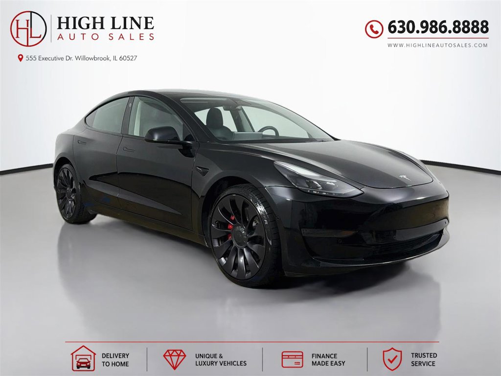 Used 2022 Tesla Model 3 Performance AWD/4WD image 1