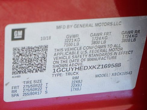 Used 2019 Chevrolet Silverado 1500 High Country image 55