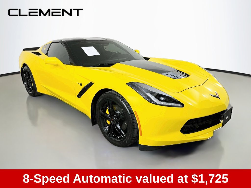 Used 2016 Chevrolet Corvette Stingray Coupe w/ Carbon Flash Badge Package RWD image 3