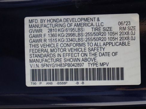 Used 2023 Honda Pilot Elite image 69