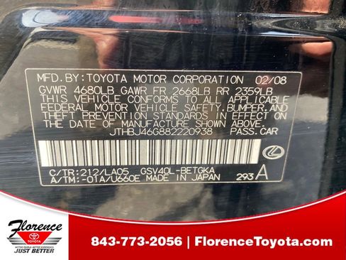 Used 2008 Lexus ES 350 FWD image 21
