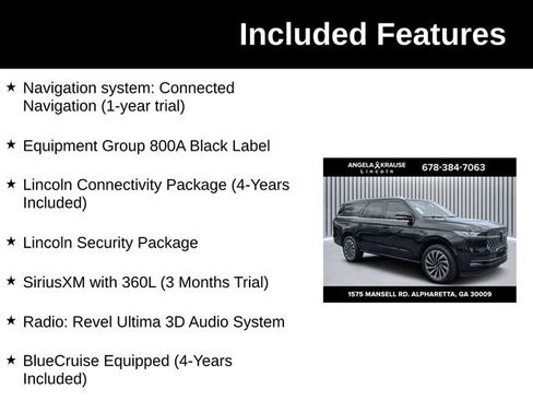 New 2026 Lincoln Navigator L Black Label AWD/4WD image 6