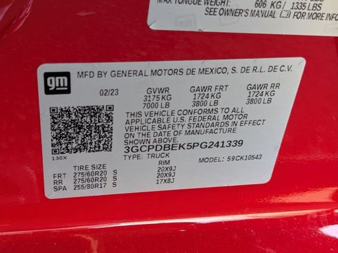 Used 2023 Chevrolet Silverado 1500 Custom AWD/4WD image 24