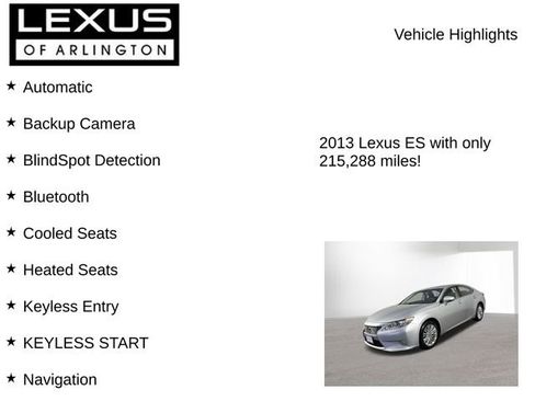 Used 2013 Lexus ES 350 image 7