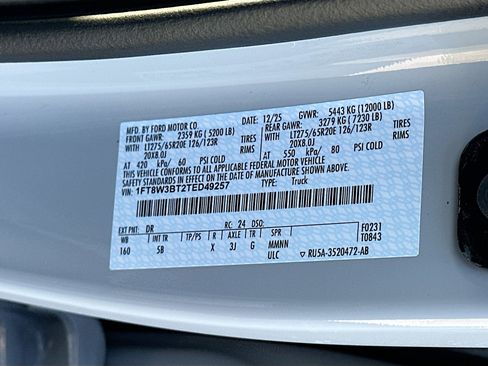 New 2026 Ford F350 Lariat w/ Black Appearance Package image 21