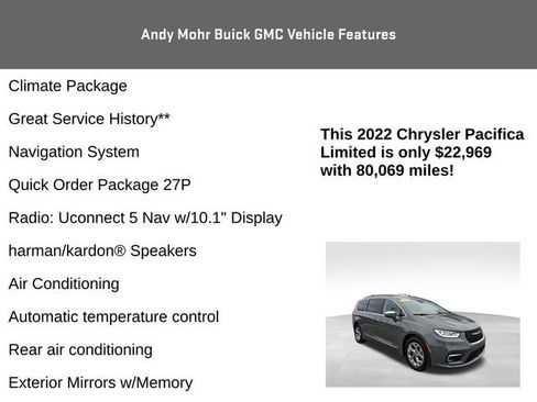 Used 2022 Chrysler Pacifica Limited image 8