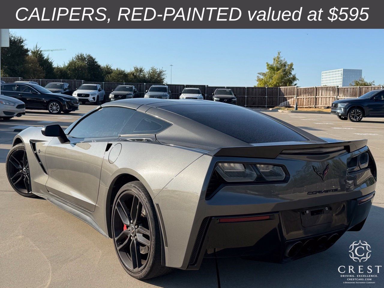 Used 2015 Chevrolet Corvette Stingray Coupe w/ Carbon Flash Badge Package RWD image 6