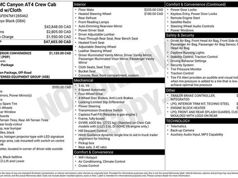 Used 2021 GMC Canyon AT4 AWD/4WD image 1
